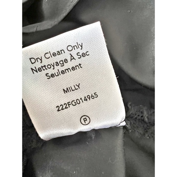 Nwt Milly Leila Floral Lace Illusion Dress Size 4 - Picture 9 of 10